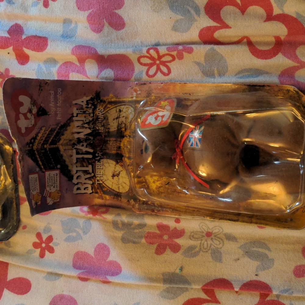 1999 Mc Donalds Bear Ty Brittannia The Bear Sealed